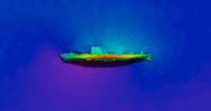 USS BLENNY (SS-324) 1m resolution multibeam.