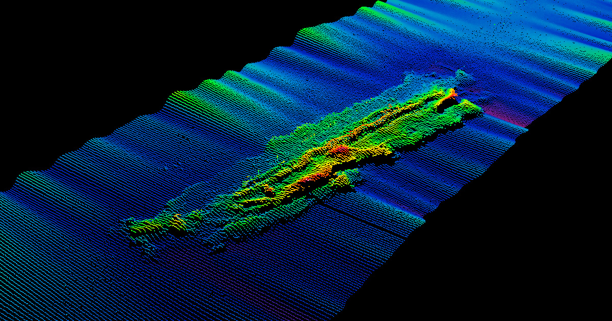Monfalcone raw multibeam sonar soundings.