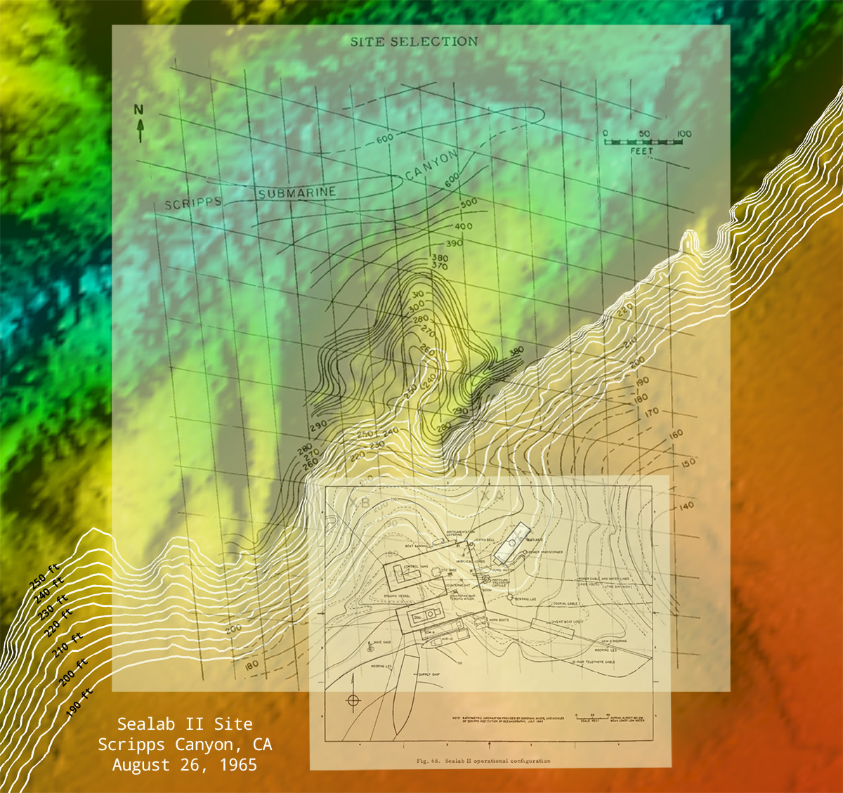 Sealab II site analysis.