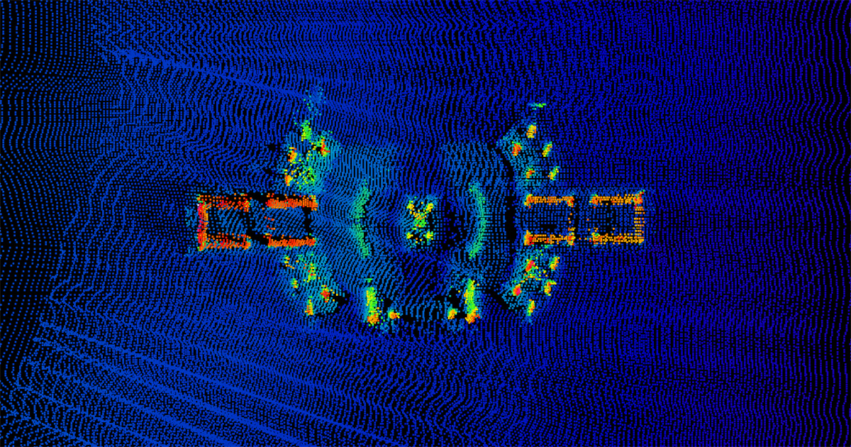 Neptune Memorial Reef multibeam soundings.