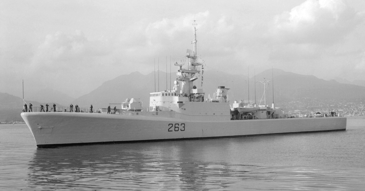 HMCS YUKON. Photo by Walter E. Frost