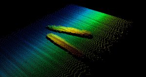 West Point Barges raw multibeam soundings.