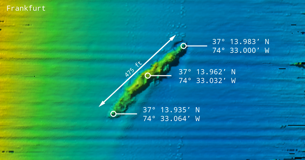 Frankfurt coordinates.